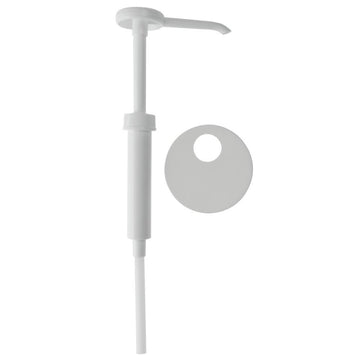1 Oz Plastic Economy Pump with 89mm Top by Tablecraft – Plastic, Model 66289