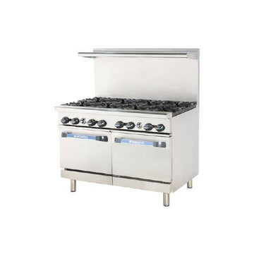 TARG-6B12G Radiance Restaurant Range by Turbo Air – Stainless Steel, Model TARG-12G6B