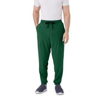 Doyer Men's 3-Pocket Jogger Pant Hunter Green by Medline – Polyester, Hunter Green, Model 4744HTRS