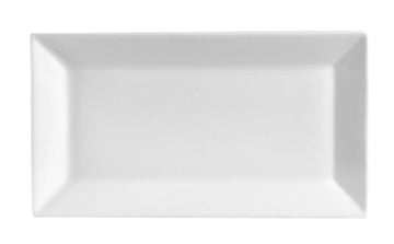 Rectangular Plate by Yanco – Large, Porcelain, Super White, Pack of 6, Model ML-216
