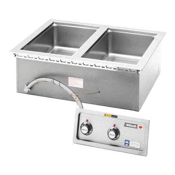 2 Pan Built-in Warmer w/Manifold by Wells – Stainless Steel, Model MOD200DM