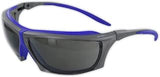 MAGID Impact Resistant Anti-Fog Safety Glasses with TPR Cushion, 1 Pair, Shaded Lenses