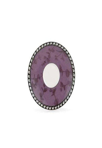 Eucalyptus Saucer by Lenox – Small, Bone China, White,Purple, Model 6323539