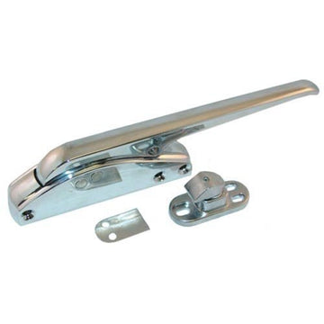 Replacement for refrigeration equipment Door Latch Handle with Strike by Kason – Silver, Model 0533D00004