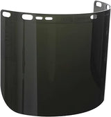 Face Shield Window for Jackson Safety Headgear, 8" x 15.5" x 0.06", Polycarbonate, Unbound, Shade 5 Tint (Case of 12), 29080