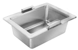 Perforated Drain Basket for Bar Sink by Krowne – 10x10x14 inches, Stainless Steel, Silver, Model 30-152
