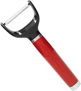 KitchenAid Y Peeler, Stainless Steel Swivel Peeler for Fruit and Vegetables – Empire Red | Integrated double-sided potato eyer removes blemishes fast, with a non-slip handle reducing fatigue during high-volume prep.