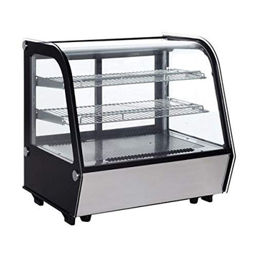 27-INCH COUNTERTOP REFRIGERATED DISPLAY WITH 120 L CAPACITY by Omcan – 4.24 cubic_feet, glass, stainless steel, Model 44629