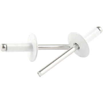 18158 LG HD RIVET WHITE ALUM by Allstar Performance – Model ALL18158