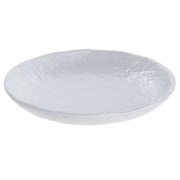 Serving Bowl White Textured Melamine - 11"Dia x 2"H by HUBERT – Melamine, White, Model M2396-WHITE