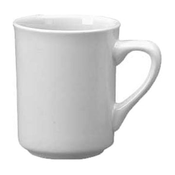 International Tableware 8 1/2 Oz Toledo Mug by International Tableware, Inc. – 8.5 Ounces, Porcelain, White, Model 87241