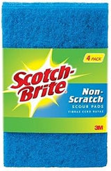 Scotch-Brite153; Scour Pad Non Scratch - 4pk Multi-Colored