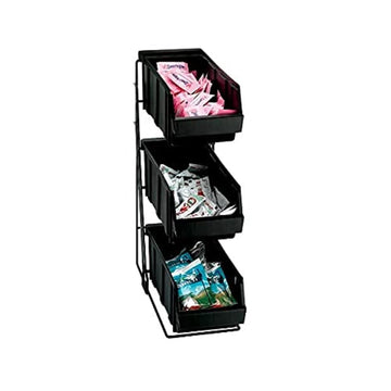 Countertop Condiment Organizer by DISPENSE-RITE – 5-3/4", Wire, Black, Model WR-COND-3
