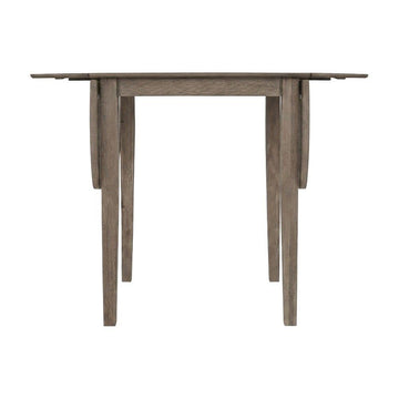 Starlight Canyon Home Acacia Veneer Drop-Leaf Counter Height Dining Table, Wire-Brushed Small Kitchen Dinner Table for Dining Room, Brushed Bisque