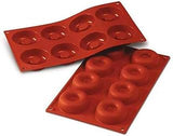 Silikomart Mould Donuts, 65mm, Terracotta