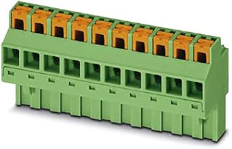 PHOENIX CONTACT FKCOR 2.5/6-ST-5.08 PCB Connector 2.5mm² Nominal Cross Section 6 Terminals FKCOR 2.5/.-ST Range 5.08mm Pitch Green 100pcs