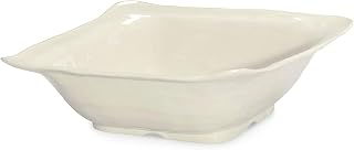 G.E.T. New Yorker ML-131-IV Square Bowl, 4.25 Quart, Ivory
