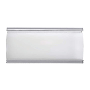 KOST KLIP Clear Open Face C-Channel Data Strip for Wire Shelving - 3" L x 1 1/4" H by KOST KLIP MANUFACTURING LTD – Vinyl, Clear, Pack of 12, Model 109061