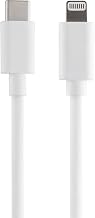 Rove Fast Charge(TM) Lightning(R) Cable RV06902 USB-C(R) 4ft Power Charging Cord - White