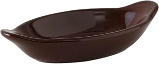 Tuxton DMN-045 Vitrified China Welsh Rarebit, 4-1/2 oz, 6-3/4", Mahogany (Pack of 12),
