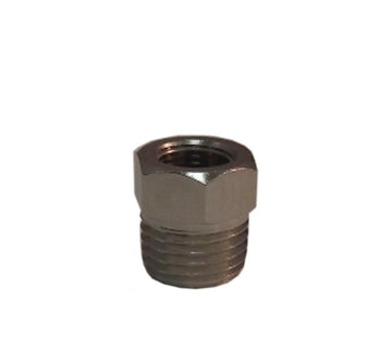 1/8" to 1/4" Compressor/Hose Adaptor by Badger – 1/8" to 1/4", Silver, Model 50-052