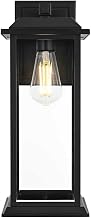Elegant Lighting Araceli 17" Outdoor Wall Sconce in Black