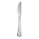 WNA630155 - Heavyweight Plastic Knives by WNA INC. – silver, Model 1328097