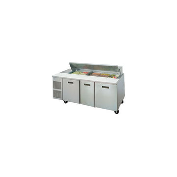 84" High Volume Saladtop Refrigerated Prep Table by Randell – Model 9050K-7
