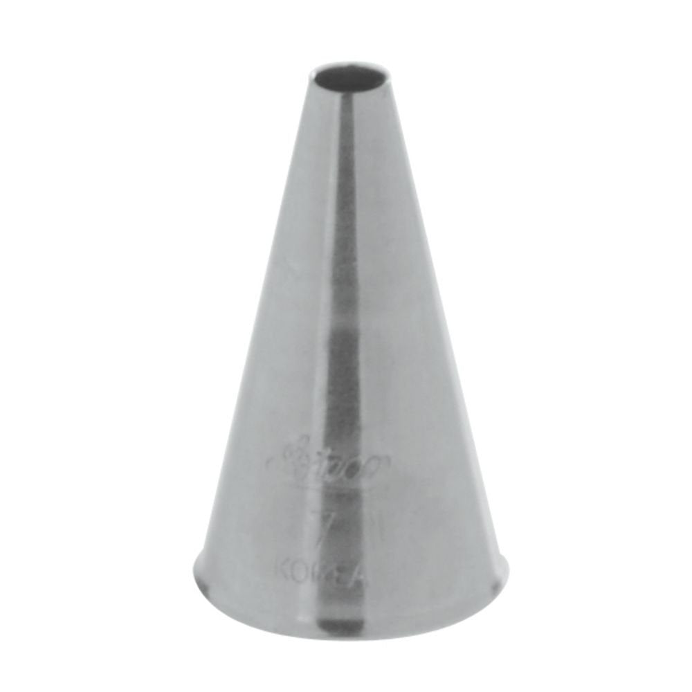 Ateco Decorating Plain Round Pastry Tube # by August Thomsen – Steel, Silver
