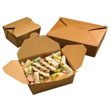 ECOTB3K-PB Bio-Pak 66 Oz / #3 Take-Out Container - 200 / CS by BUNZL – 66 ounces, Paper, Pack of 200, Model PAC72140BN