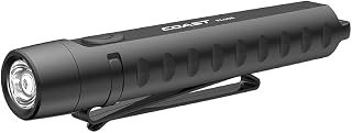 Coast KL50R 400 Lumen USB-C Rechargeble LED Pocket Flashlight, Mini-Flood & Fixed, Hat-Clip, IP54 Water Resistant
