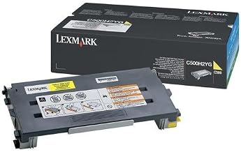 Lexmark C500H2YG Yellow High Yield Toner Cartridge - Yellow - Laser - 3000 Page - 1 Each