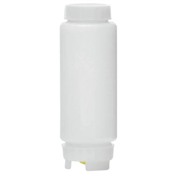 12 oz White Plastic FIFO Bottle by HUBERT – 12 Ounces, Plastic, White