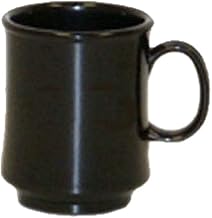 GET TM-1308-BK Black Elegance Mug, 8 Oz, 3.25" Diameter, Black, Case of 2 Dozen
