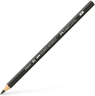 Faber-Castell Graphite Aquarelle Water-Soluble Single Pencil, 2B