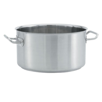 Intrigue Mirror Finish S/S 12 Qt Sauce Pot by Vollrath – 12 Quarts, Stainless Steel, Silver, Model 47732