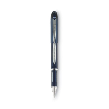598870 uni-ball JETSTREAM Rollerball Pen Fine Point Black Ink – 1 Count (Pack of 1), Stainless Steel, Black, Model UBC40173