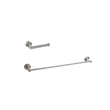 Alma 2-Pc Stainless Steel Hardware Set in Nickel by Elegant Kitchen and Bath – Stainless Steel, Nickel, Model HWB-11S2BNK
