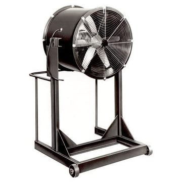 18" TEFC Aluminum Propeller Fan With High Stand 1 HP 4600 CFM by Americraft – 30"L x 23"W x 51"H, Alloy Steel, Model 18DA-1H-1-TEFC