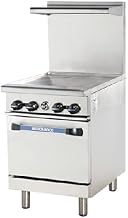 Turbo Air Radiance TAR-24G Natural Gas Restaurant Range 24" with Thermostatice Griddle & Standard Oven