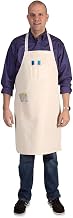 Creativity Street Full Length Adult Cotton Apron, Tan, 34" x 24", 1 Piece