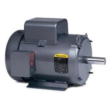 1735RPM, 5HP, 60HZ, 1PH, 184T, 3646LC, TEFC, F1 by Baldor – Alloy Steel, Model EL3612T