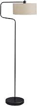 Monarch Specialties I 9690 Lighting, 61" H, Floor Lamp, Black Metal, Beige Shade, Contemporary, Modern