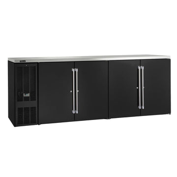92" W Narrow Door 4 Section Back Bar Cabinet by Perlick – 27.8 cubic_feet, Model BBSN92