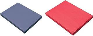 Prang Construction Paper Bundle - Blue and Holiday Red (100 Sheets Each)