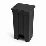 Step-On Trash Can by Glownary – 23 Gallon, 23.0 gallons, Resin, Gray, Model 475stpkt23bk