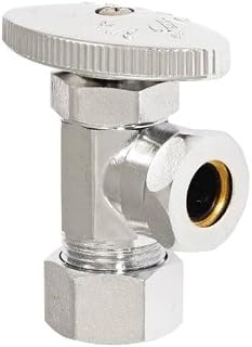 ANGLE STOP 5/8 OD X 1/2 OR 7/16 SJ Solid Brass Chrome Plated Valve Manufacturer's Part Number: 10818 Part Number: AP3396338 By EZ-FLO Eastman