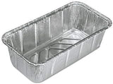 Handi-Foil 2 lb. Aluminum Foil Loaf Pan - Disposable Bread/Baking Tin Containers (Pack of 100)