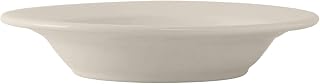 Tuxton China TRE-110 Pasta Bowl, 15 oz., 11-1/8" Diameter x 1-3/4" H, Round, Microwave and Dishwasher Safe, Oven Proof, Fully Vitrified, Ceramic, Reno/Nevada, American White/Eggshell, Pack of 12