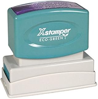Xstamper Pre-Inked Custom Stamp N13 9/16" x 2"